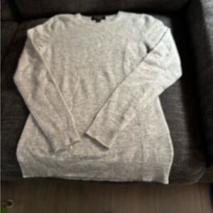 Charter Club Cashmere Sweater in Soft Gray